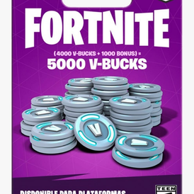 Fortnite 5000 v bucks login info