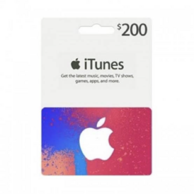 iTunes gift card 200$ instant