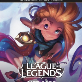 League of Legends $25 USD Card (Storable)