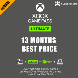 Microsoft Xbox Game Pass Ultimate 1 Month Membership, Code printed