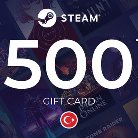 Steam Gift Card 500TL (Turkey) Stockable