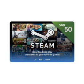 Steam Wallet Gift Card - 50 SGD (Guarantee)