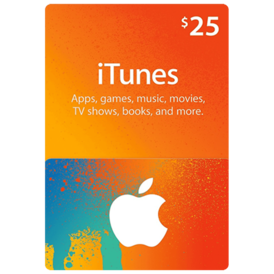 iTunes Gift Card $25 USD (USA)