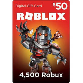 $43 (4500 Card Buy Gift Roblox $50 for Robux)