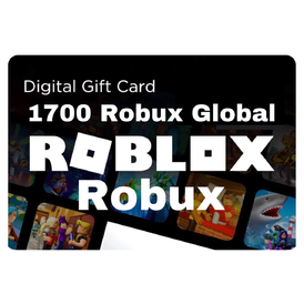Buy Roblox 1700 Robux Gift Card Global Region for