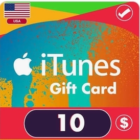 ITunes Gift Card 10$ (USA) Stockable