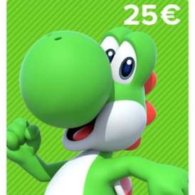 Nintendo Eshop 25€ Euro Gift Card - Stockable