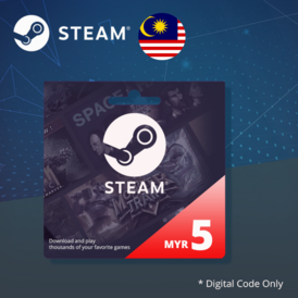 Steam wallet RM5 code -5 MYR Malaysia Ringgit