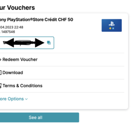 Sony PlayStation®Store Crédit CHF 50