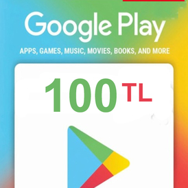 Google Play Gift Cards 100 tl  (turkey)