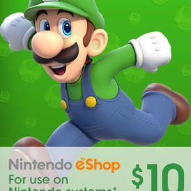 10$ Nintendo Eshop GiftCard 1 Year stockable