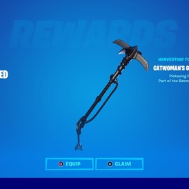 Fortnite Catwoman's Grappling   Claw Pickaxe