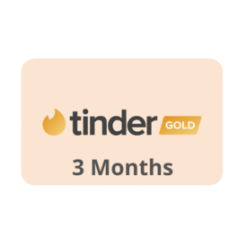 Tinder Gold 3 months Giftcard WorldWide
