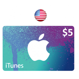 $5.00 iTunes Gift Card (USA) - Great deal