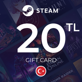 Steam Gift Card 20TL (Turkey) Stockable