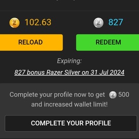 Razer Account with $102 deposit