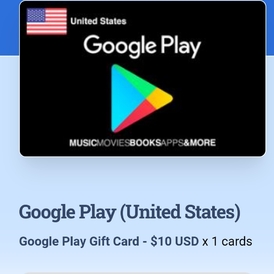 Google play gift