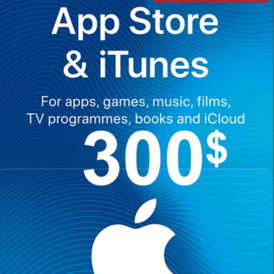 Itunes Gift Card 300 USD (USA Version)