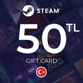 Steam Gift Card 50TL (Turkey) Stockable