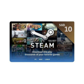 Steam Wallet Gift Card - 10 SGD (Guarantee)