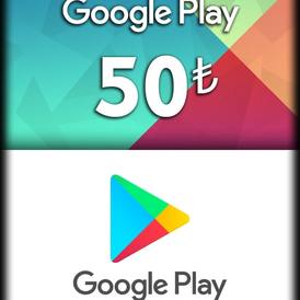 Google Play 50 TL Gift Card (Turkey)
