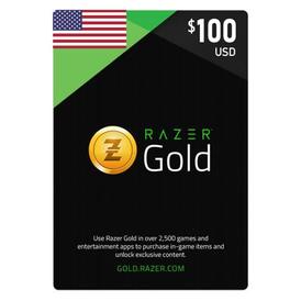 Razer Gold 100 USD (USA) Stockable