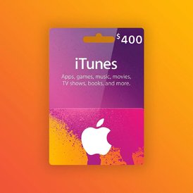 iTunes Gift Card 400 USD (USA)