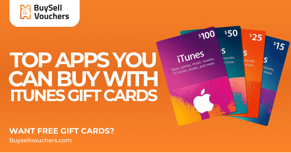 Finde Top-Apps, die du mit iTunes-Geschenkkarten kaufen kannst. Erhalte kostenlose Geschenkkarten bei BuySellVouchers.
