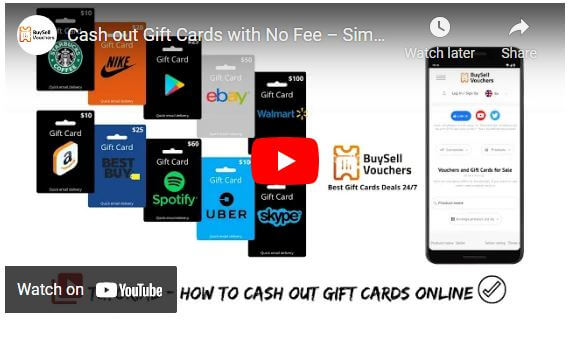 Sell gift cards for cash