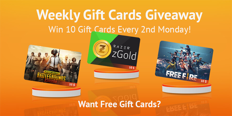 Gift card giveaway