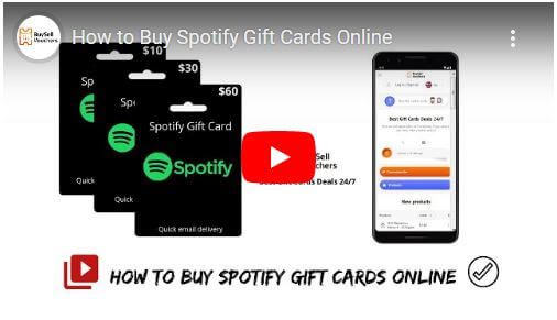 How to buy Spotify gift cards online