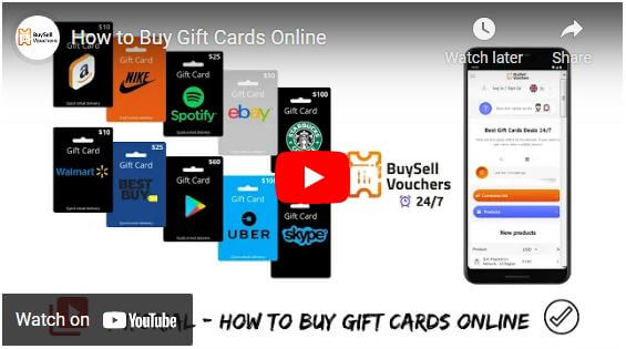 كيفية شراء بطاقات الهدايا