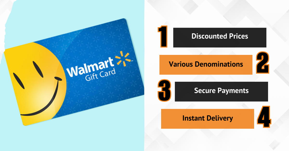 Tips to buy Walmart gift card at a discount and compare prices before purchasing.