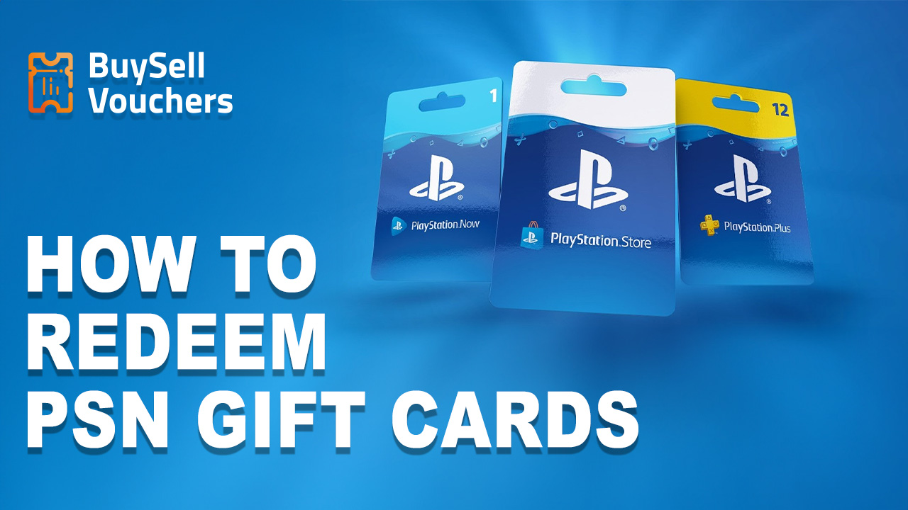 Tutorial on how to redeem PlayStation gift cards
