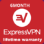 Express vpn 6 month warranty ✅