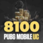 8100 UC PUBG INSTANT BY ID