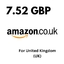 7.52 GBP UK Amazon Gift Card