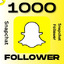 1000 Snapchat Follower High Quality
