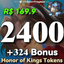Honor of Kings 2400 Tokens top up via UID