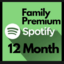 Spotify Premium 12 Mounth (FAMİLY) Global 🎧