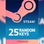 25 Steam Random Key Premium (Global)