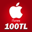 ITunes Card 100 TRY (Turkey) TL