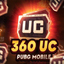 Pubg Mobile 360 UC One Time Offer - Player ID
