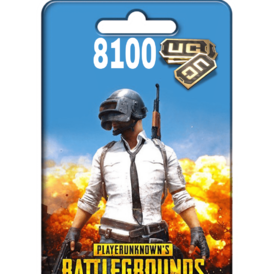 PUBG MOBILE 8100 UC ( Login to the account)