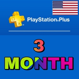 3-Month PlayStation Plus Membership USA