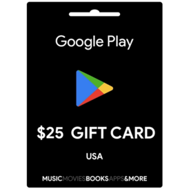 $25 google play gift card ( USA )