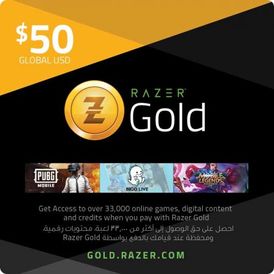 razer gold global instant pin 50$