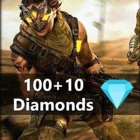 Free Fire 100+10 Diamonds Pins (Garena)