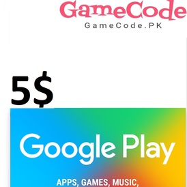 $5 Google Play Gift Card USA