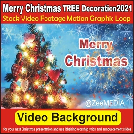 Merry Christmas TREE Decoration  Motion Graph